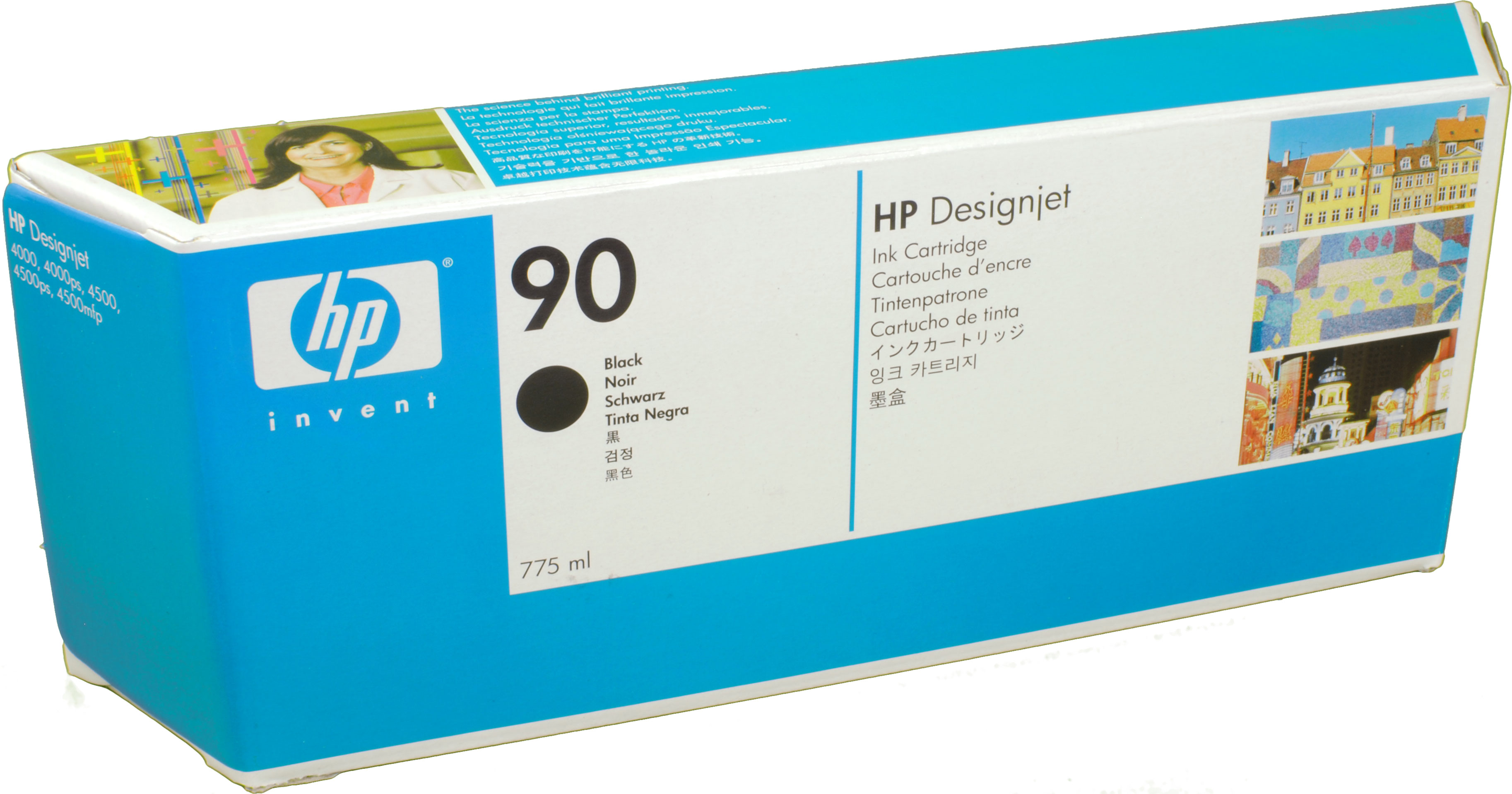 HP 90 schwarz (C5059A) Tinte