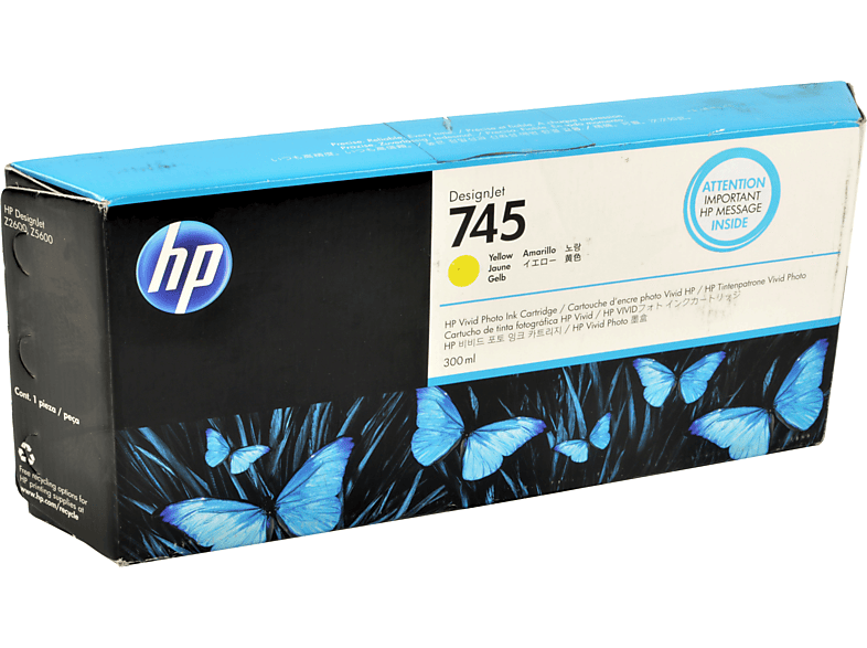 HP yellow 745 Tinte