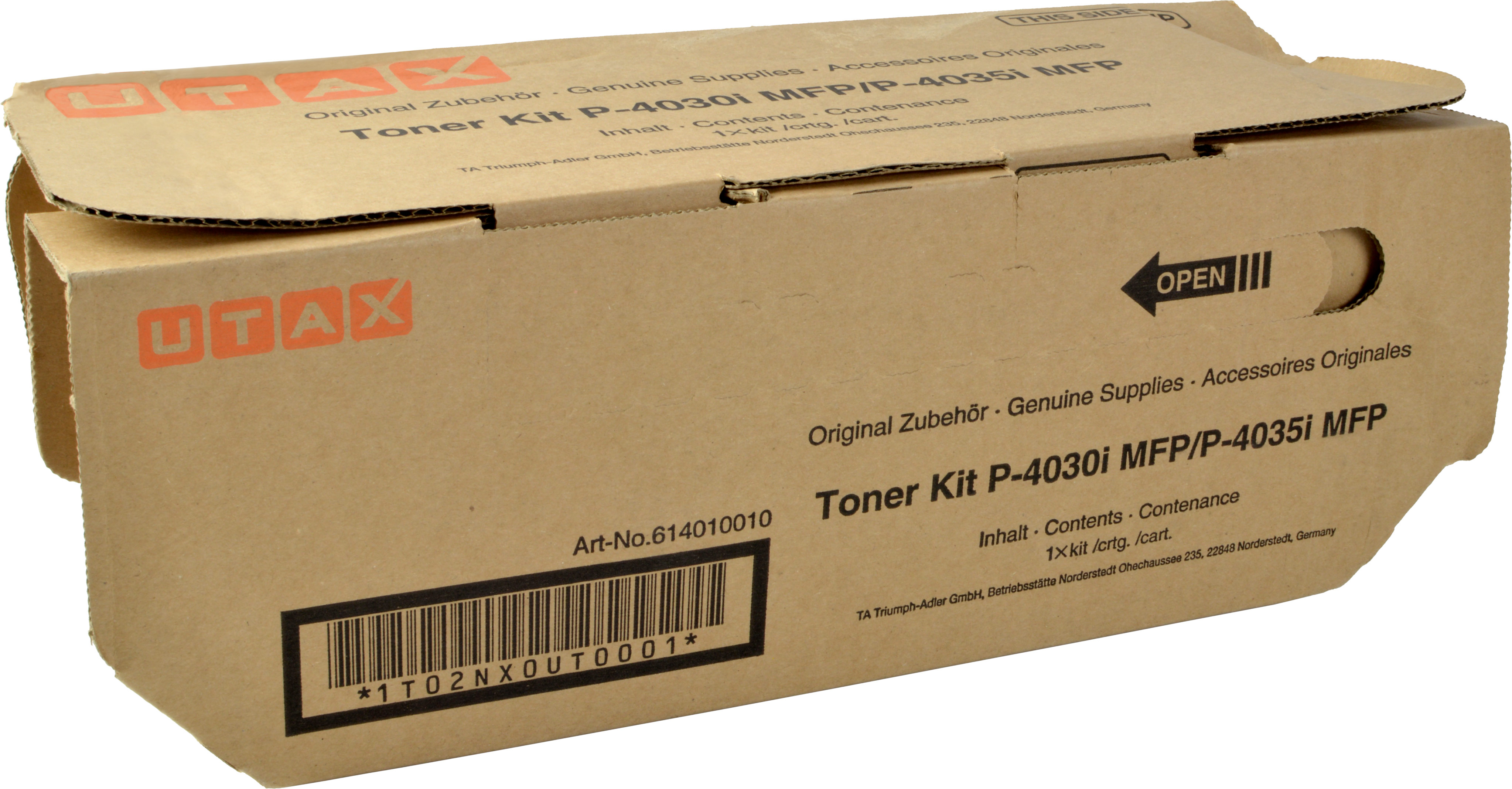 Toner (614010010) UTAX 614010010 schwarz
