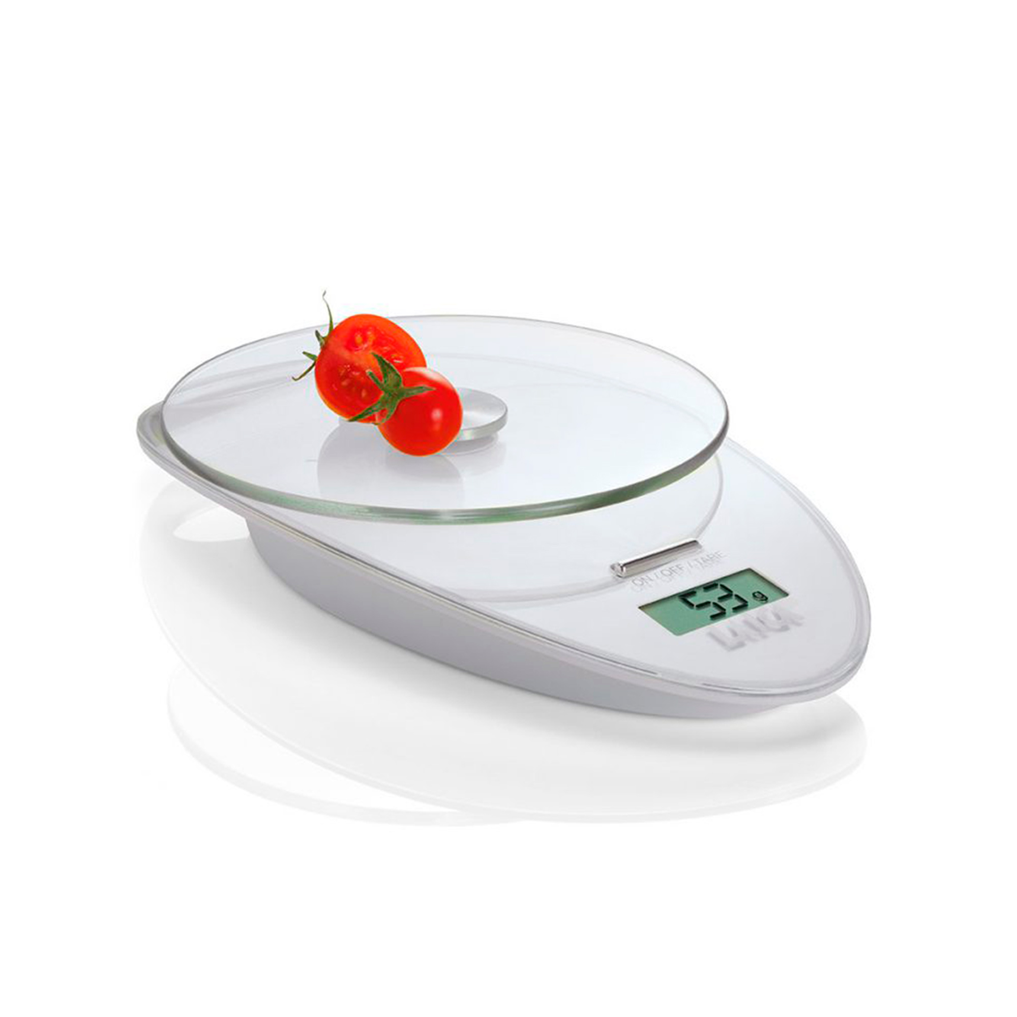 Laica Ks1005 De cocina balanza electro.blanca 3 kg color digital en vidrio templado incluye gancho para la054