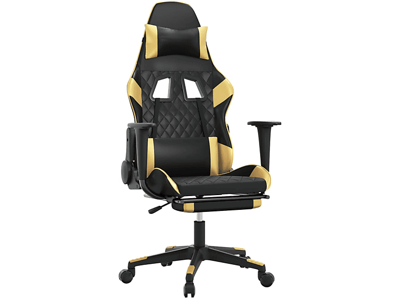 345524 VIDAXL Schwarz Gaming Stuhl,