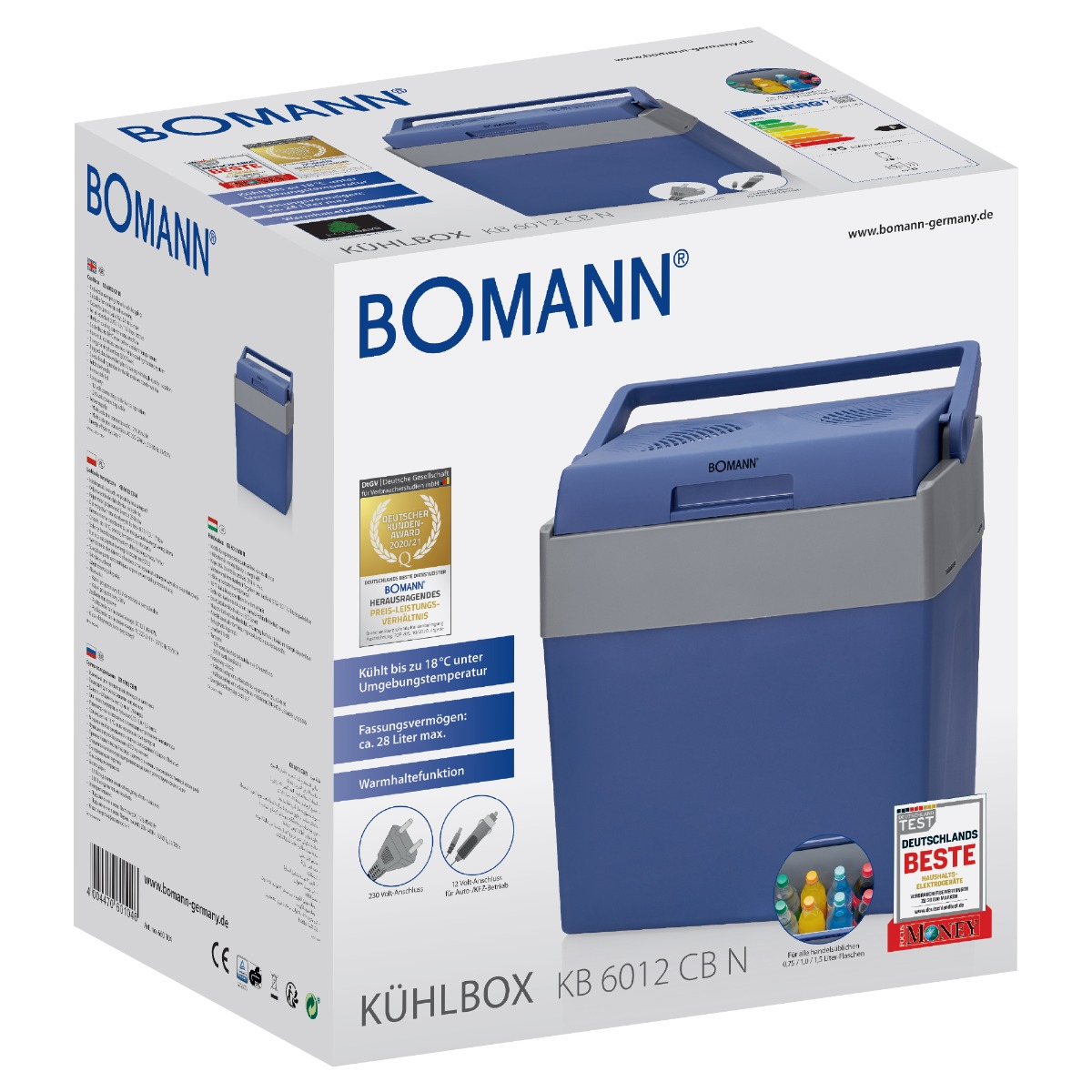 BOMANN KB 6012 CB N (30 Kühlbox l, Blau)
