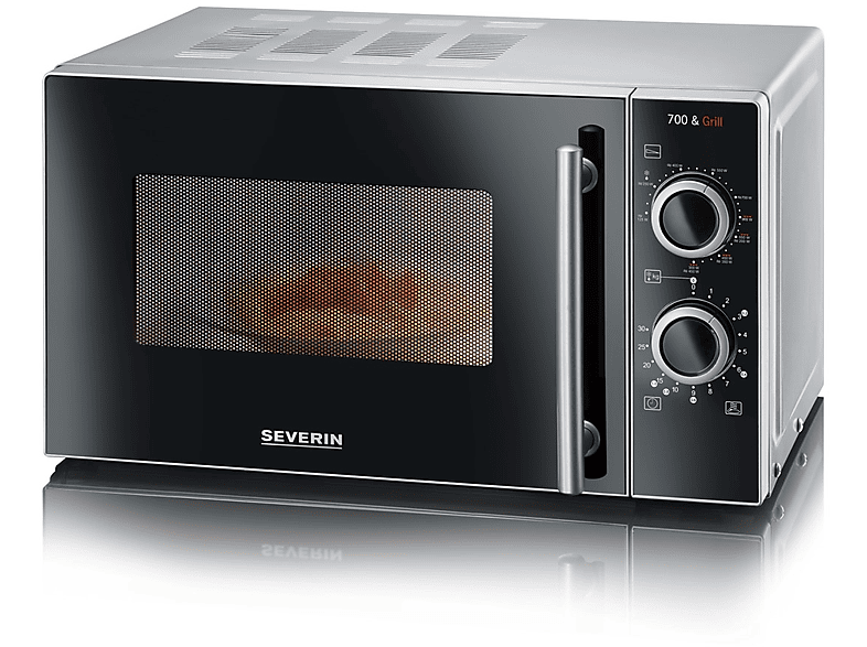 Microondas con grill  Samsung GE 87M-X, 800 W, 6 niveles, Power
