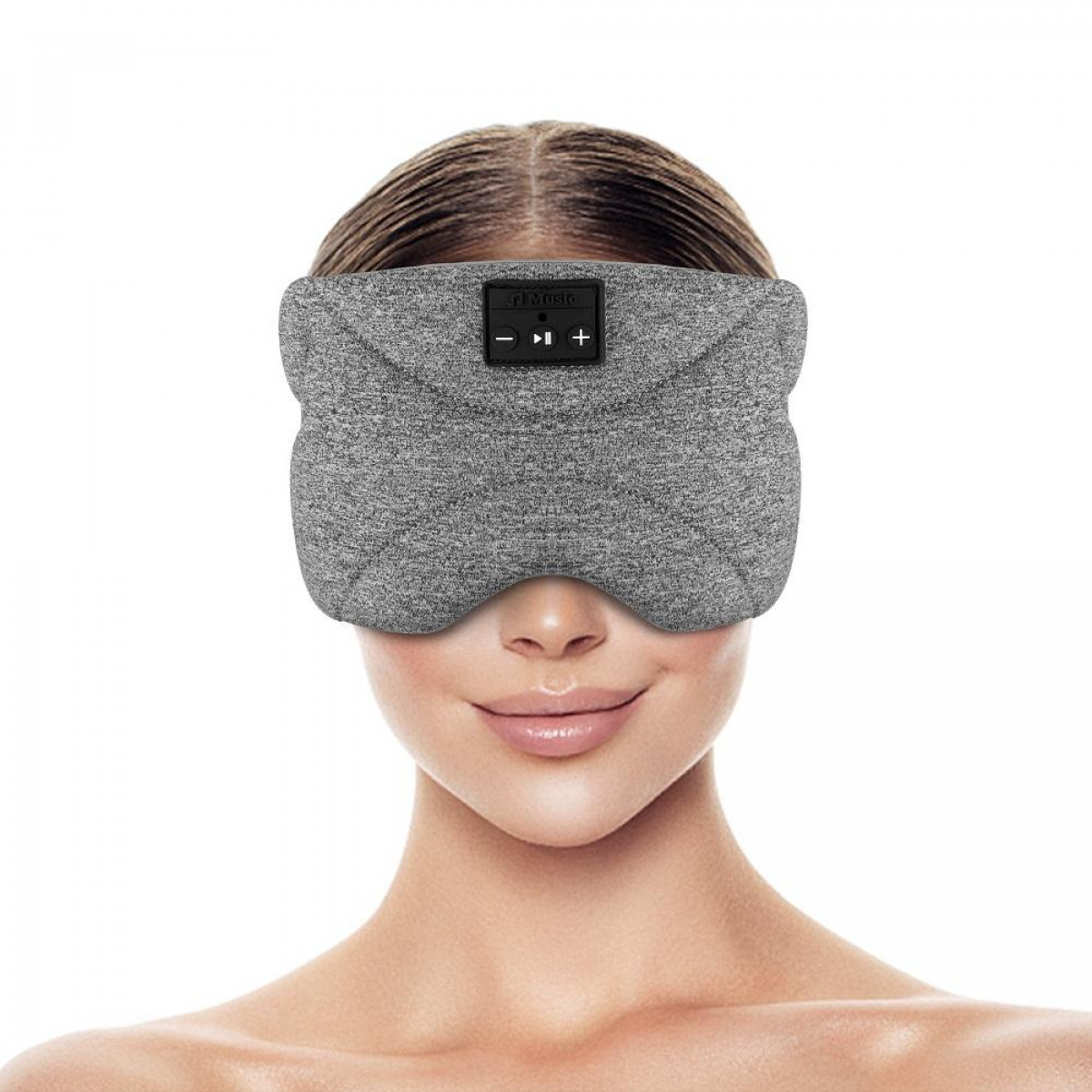 INF Bluetooth-Schlafaugenmaske, Open-ear Kopfhörer Bluetooth grau
