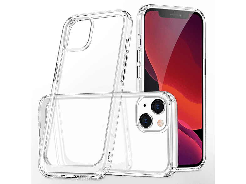 Backcover, Apple, Backcover, 13 Pro, iPhone Hülle, PROTECTORKING Transparent