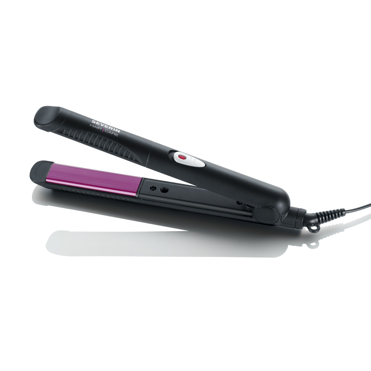 Plancha de pelo - HC 0614 SEVERIN, Cerámica, 220 V, 180 °C, Negro