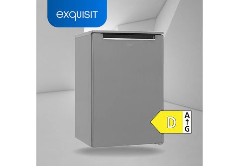 EXQUISIT KS15-4-E-040D inoxlook Kühlschrank (111,00 kWh, D, 850 mm