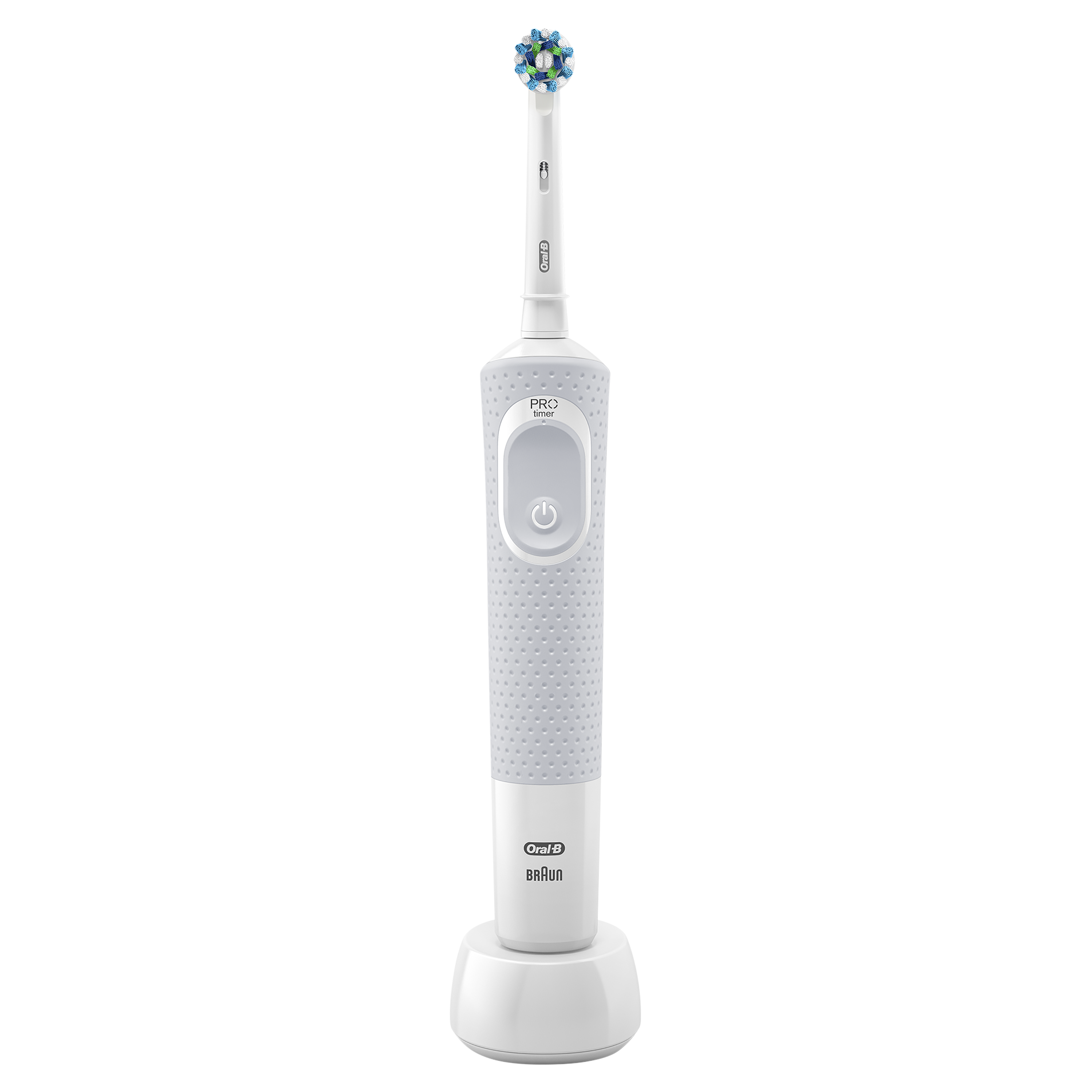 Cepillo eléctrico - Oral-B Vitality 100, Con Tecnología De Braun, Blanco