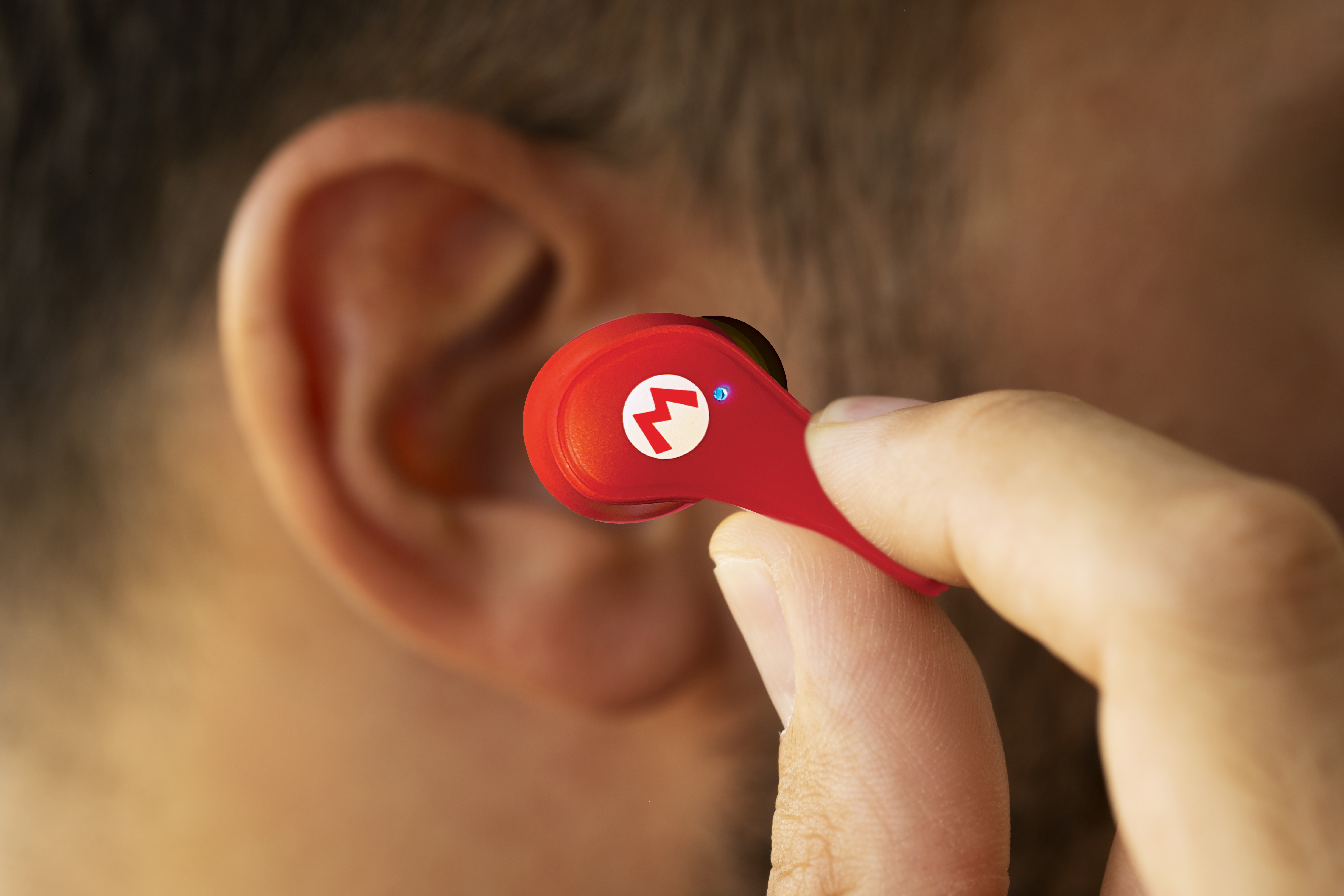 Kopfhörer Super In-ear TECHNOLOGIES rot Bluetooth Mario, OTL
