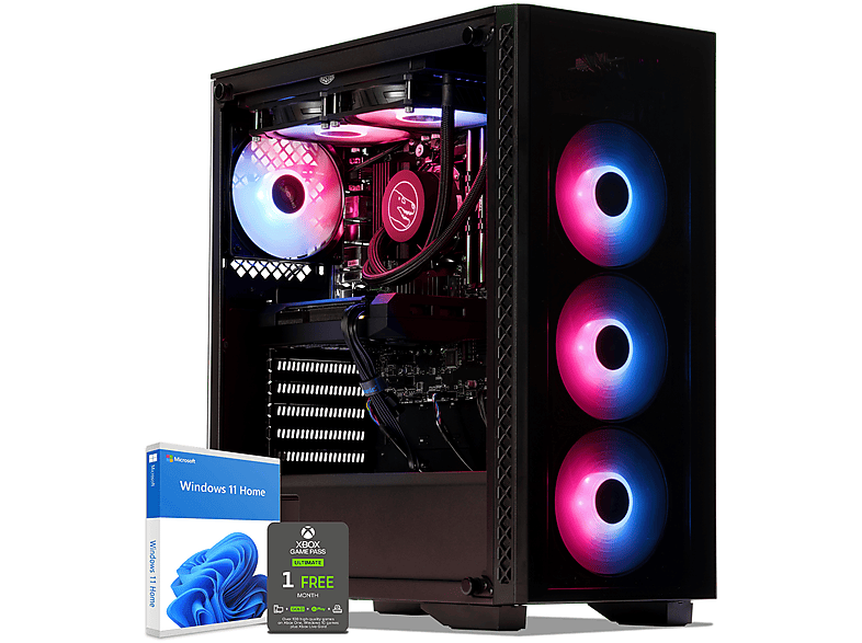 SEDATECH Intel i9-12900KF mit Wasserkühlung, Windows 11 Home mehrsprachig, Gaming PC mit Intel® Core™ i9 Prozessor, 64 GB RAM, 2000 GB SSD, 3000 GB HDD, NVIDIA GeForce RTX™ 3060, 12 GB