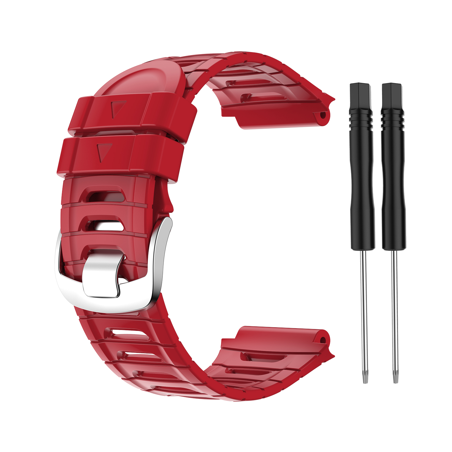 Rot Uhrenarmband Silikon, Garmin, 920XT, INF Ersatzarmband, aus