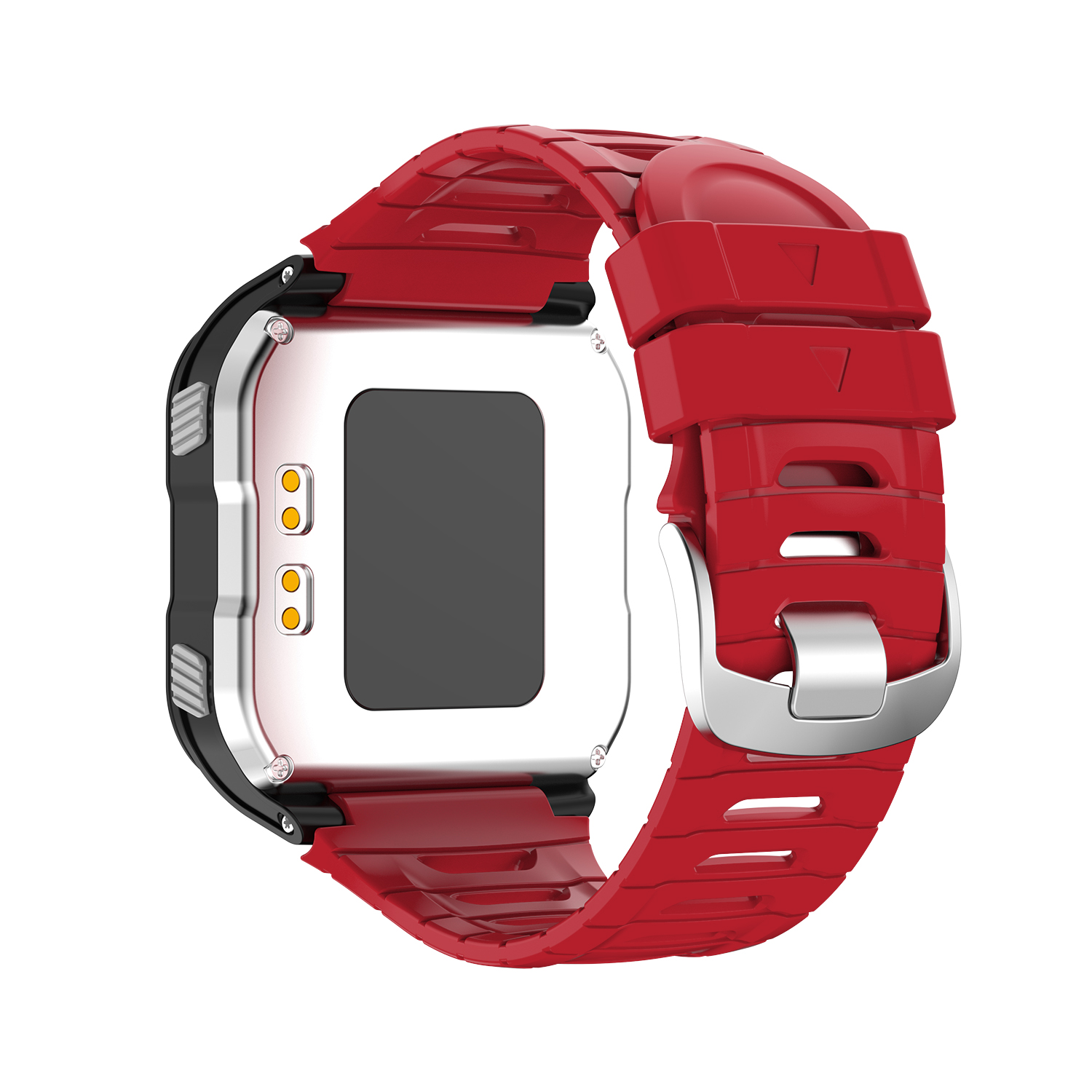 INF Uhrenarmband aus Silikon, 920XT, Garmin, Rot Ersatzarmband
