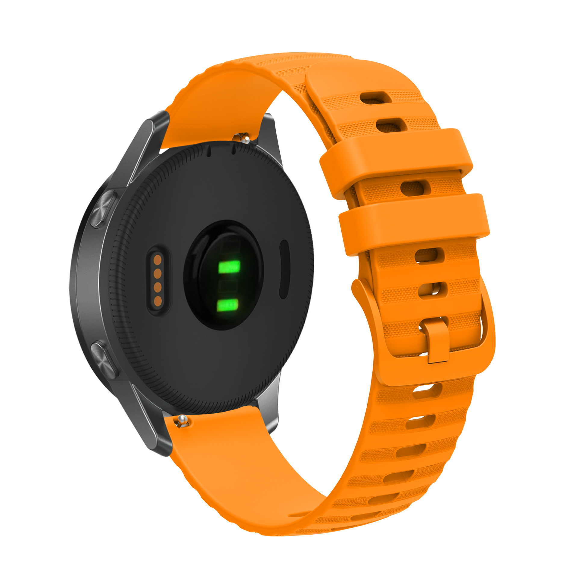 INF Uhrenarmband aus Silikon, Ersatzarmband, Orange 5, Watch Galaxy Samsung