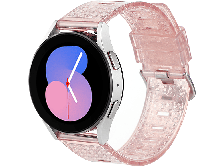INF Uhrarmband, Ersatzarmband, Galaxy Watch Samsung, 5, Pink