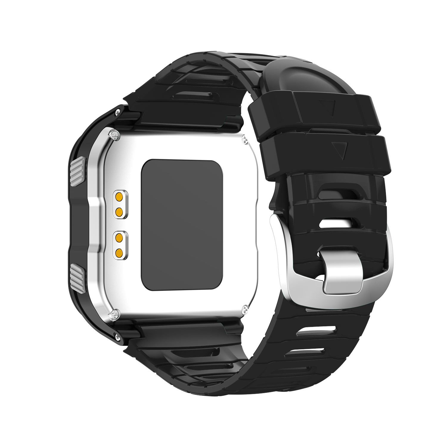INF Ersatzarmband, Garmin, aus schwarz Silikon, 920XT, Uhrenarmband