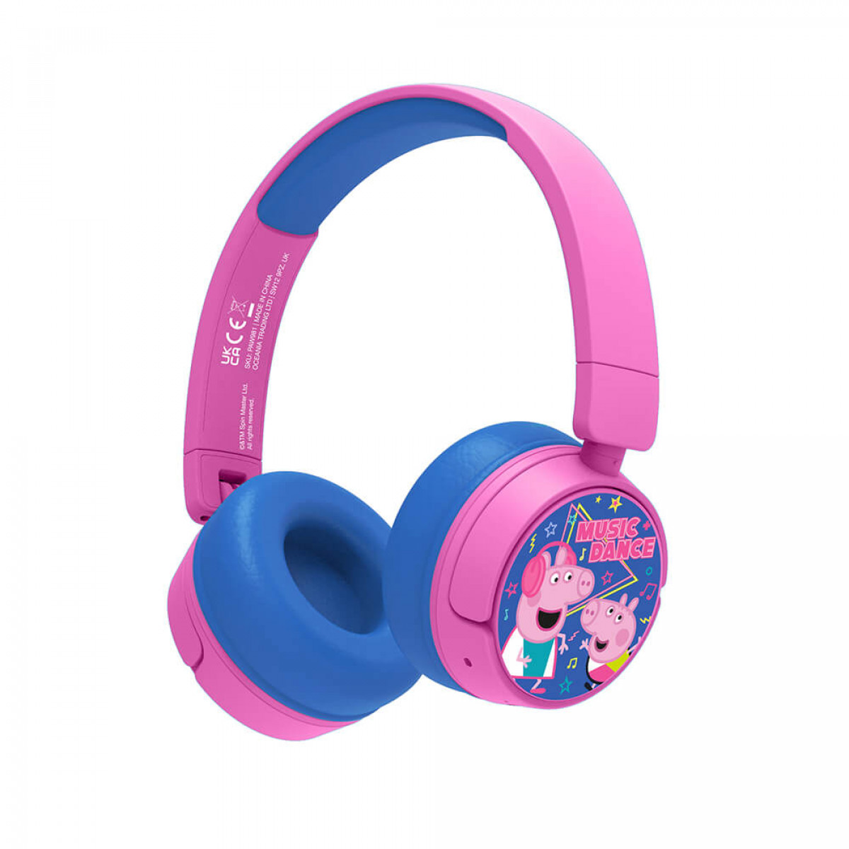 PEPPA PIG Kopfhörer On-Ear Wireless On-ear Pink Kopfhörer Junior 85dB/95dB