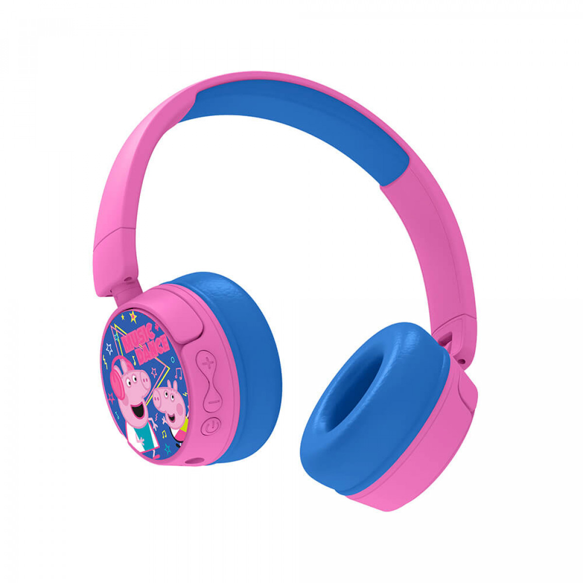 Kopfhörer PEPPA Wireless PIG On-ear Kopfhörer Pink 85dB/95dB, On-Ear Junior