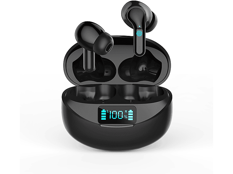INF Kabellose Kopfhörer – Bluetooth 5.3 Sportkopfhörer, In-ear Kabellose Kopfhörer schwarz