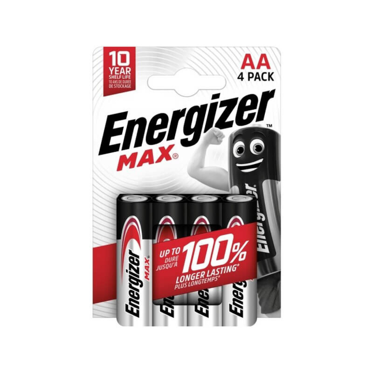 ENERGIZER Batterie AA/LR6 Max Alkaline Batterie 4er-Pack Batterie