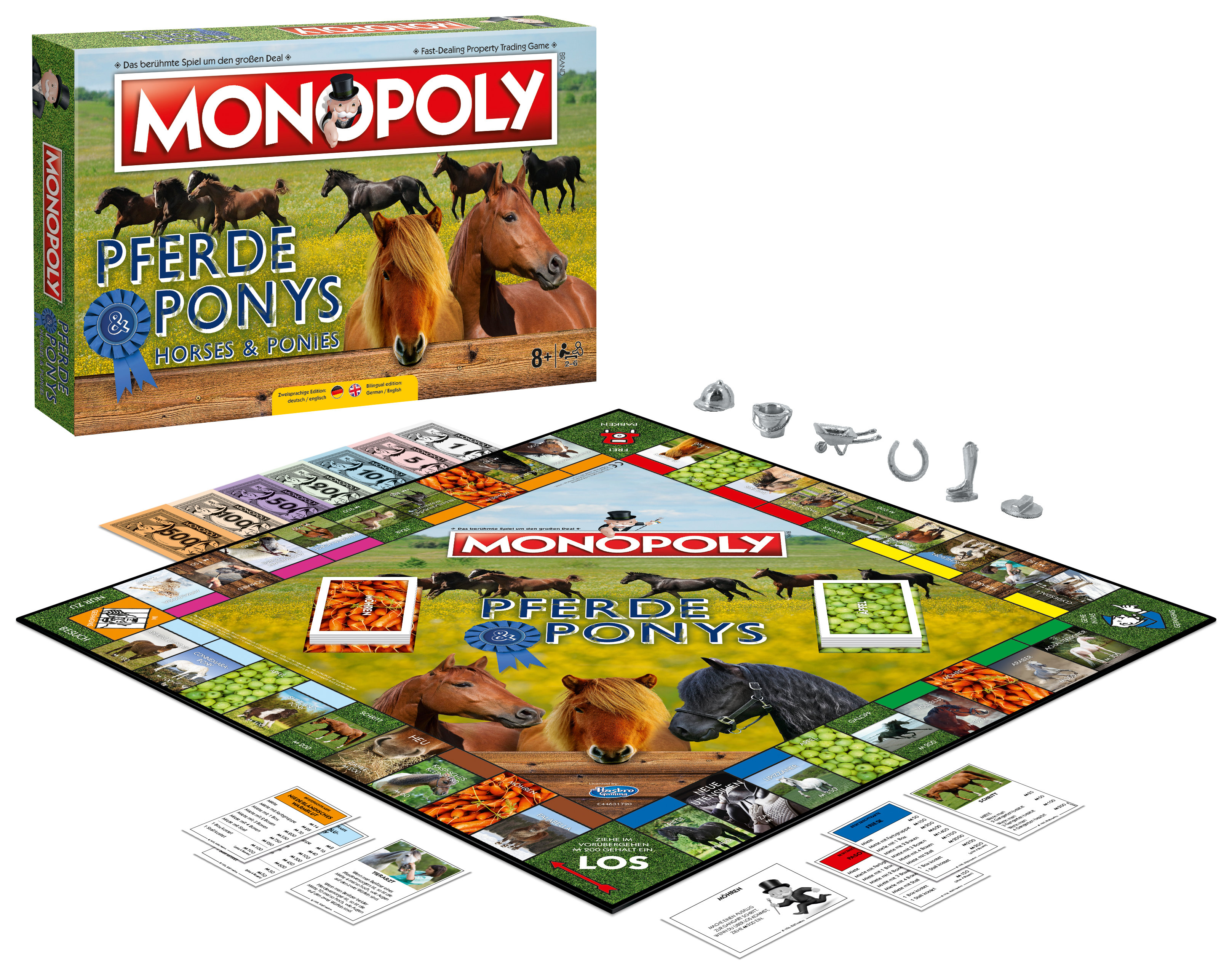 Monopoly und Ponys Pferde