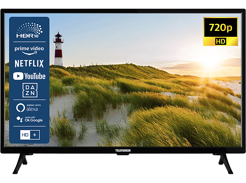 TELEFUNKEN D32H550X1CWT LED TV (Flat, 32 Zoll / 80 cm, HD-ready, SMART TV)  | MediaMarkt
