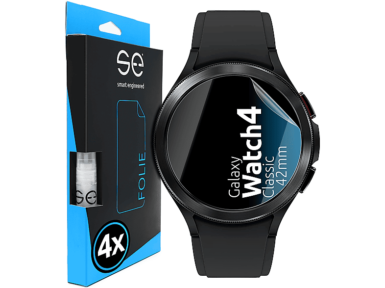 4 Galaxy se® (42mm)) 2x ENGINEERED Watch Schutzfolie(für Samsung Classic SMART