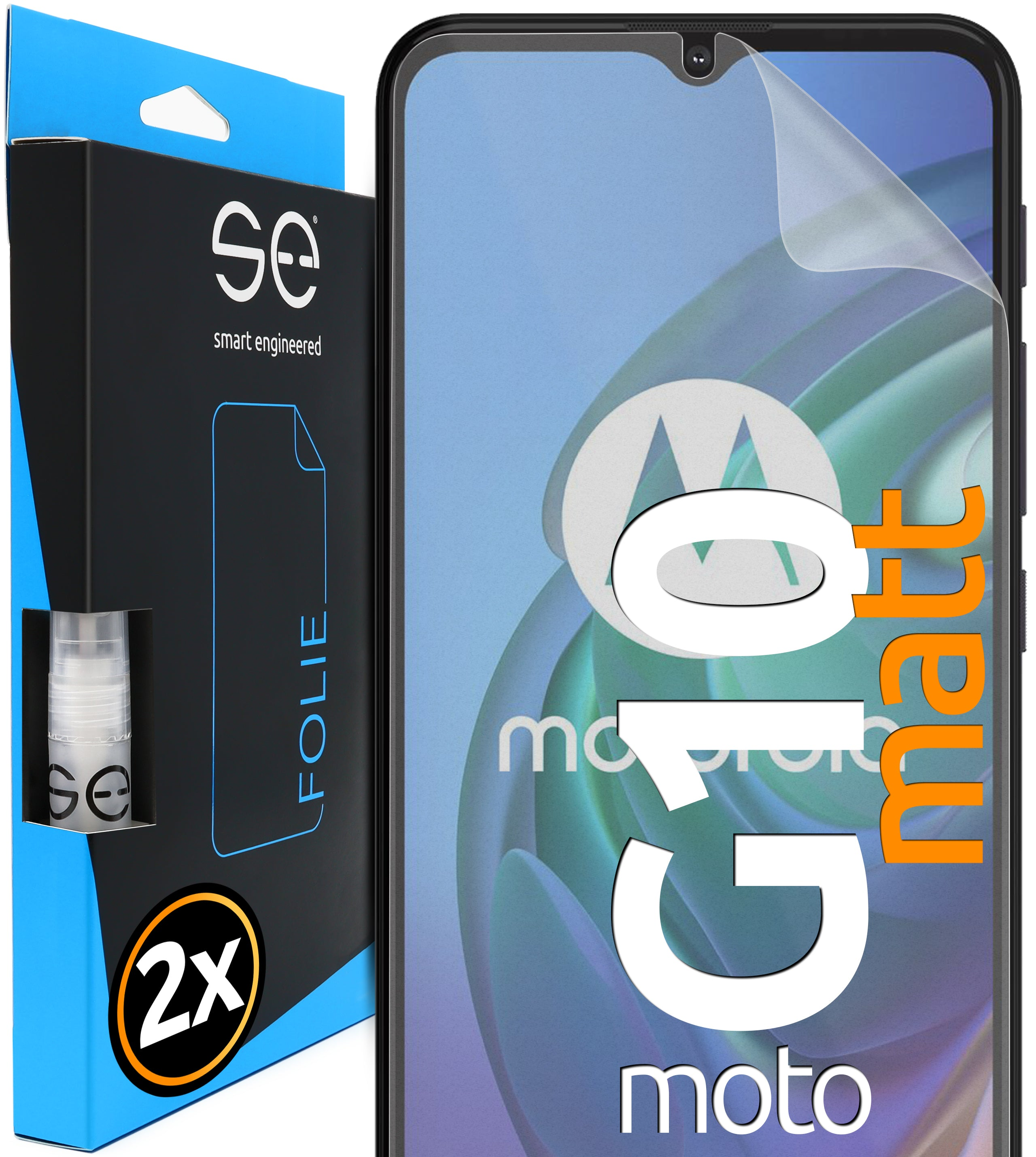 SMART Motorola 2x ENGINEERED G10) Moto se® Schutzfolie(für (entspiegelt)