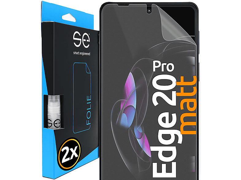 SMART ENGINEERED 2x se® Motorola Pro) Edge (entspiegelt) 20 Schutzfolie(für