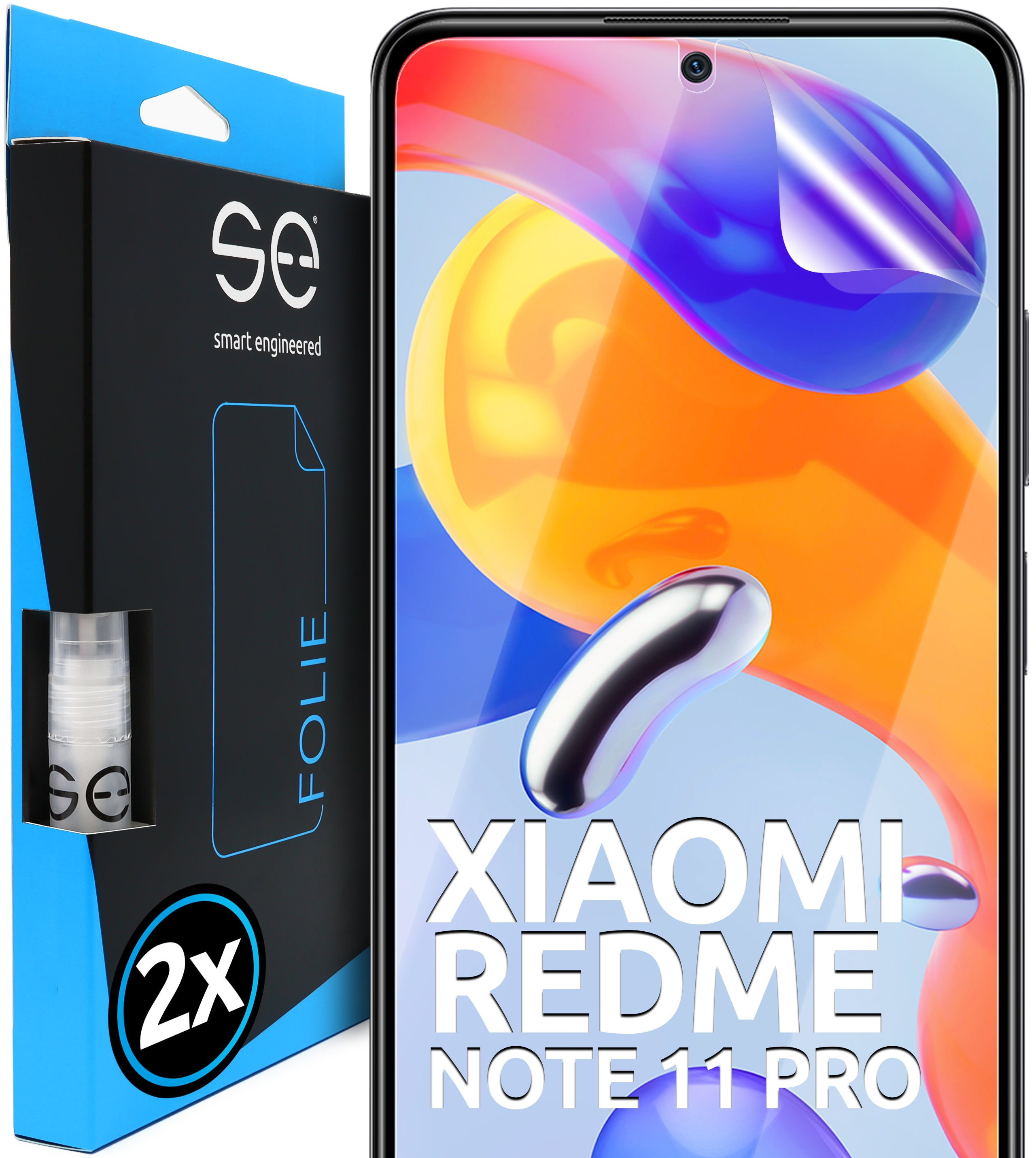 Pro) Redmi ENGINEERED se® 11 Schutzfolie(für SMART 2x Xiaomi Note