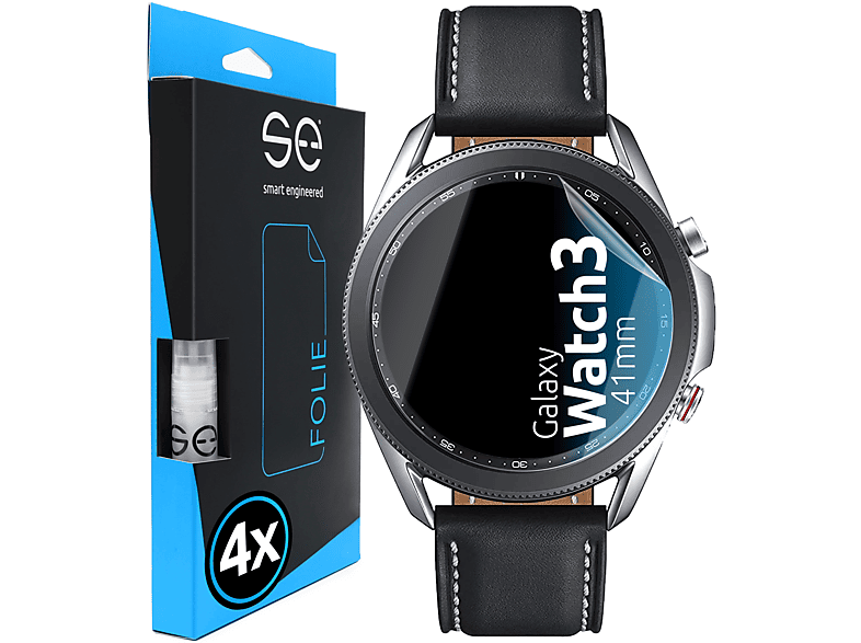 SMART ENGINEERED 2x se® Schutzfolie(für Galaxy (41mm)) Samsung Watch 3