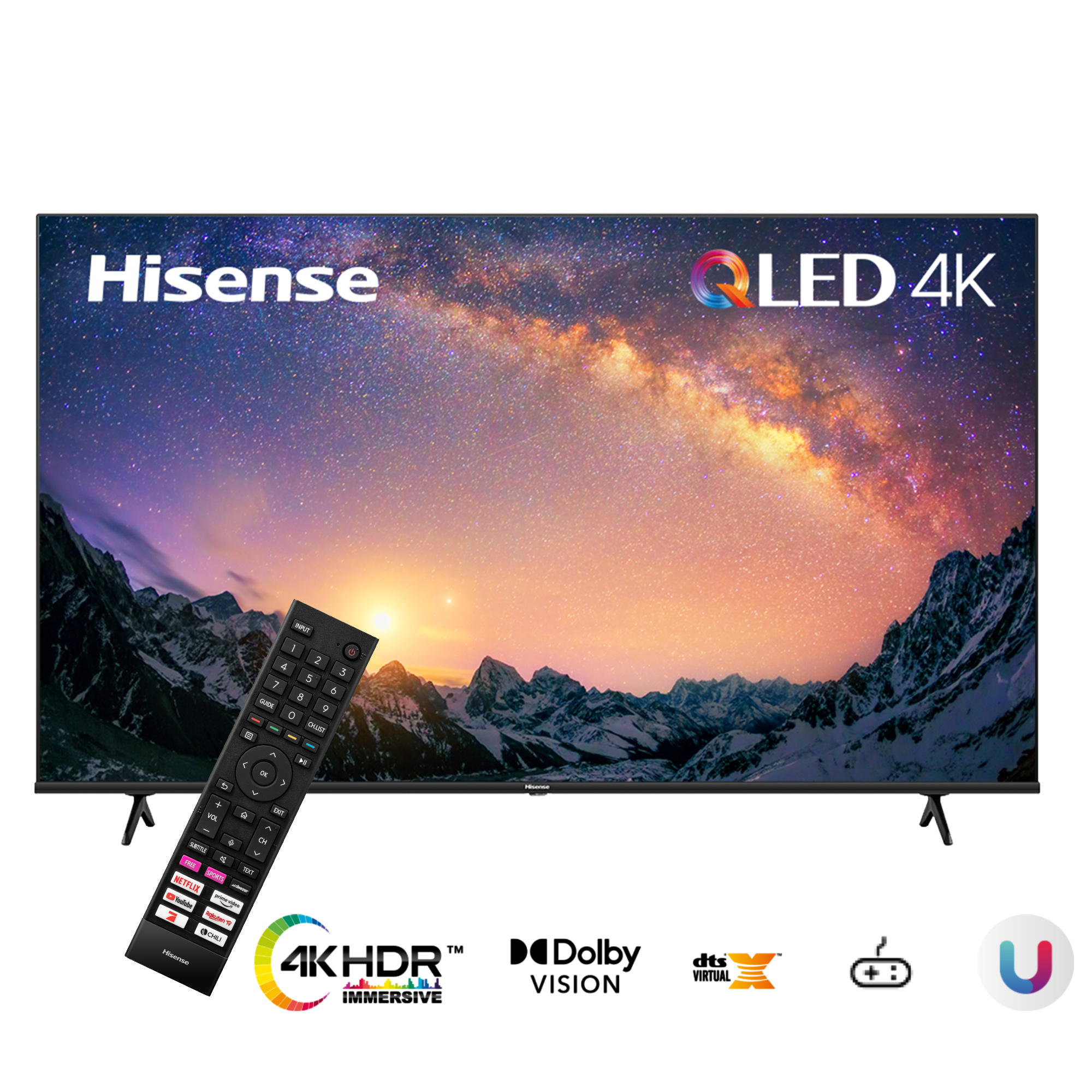 HISENSE 43E78HQ 109 cm, Zoll 43 (Flat, SMART TV) UHD TV / QLED 4K