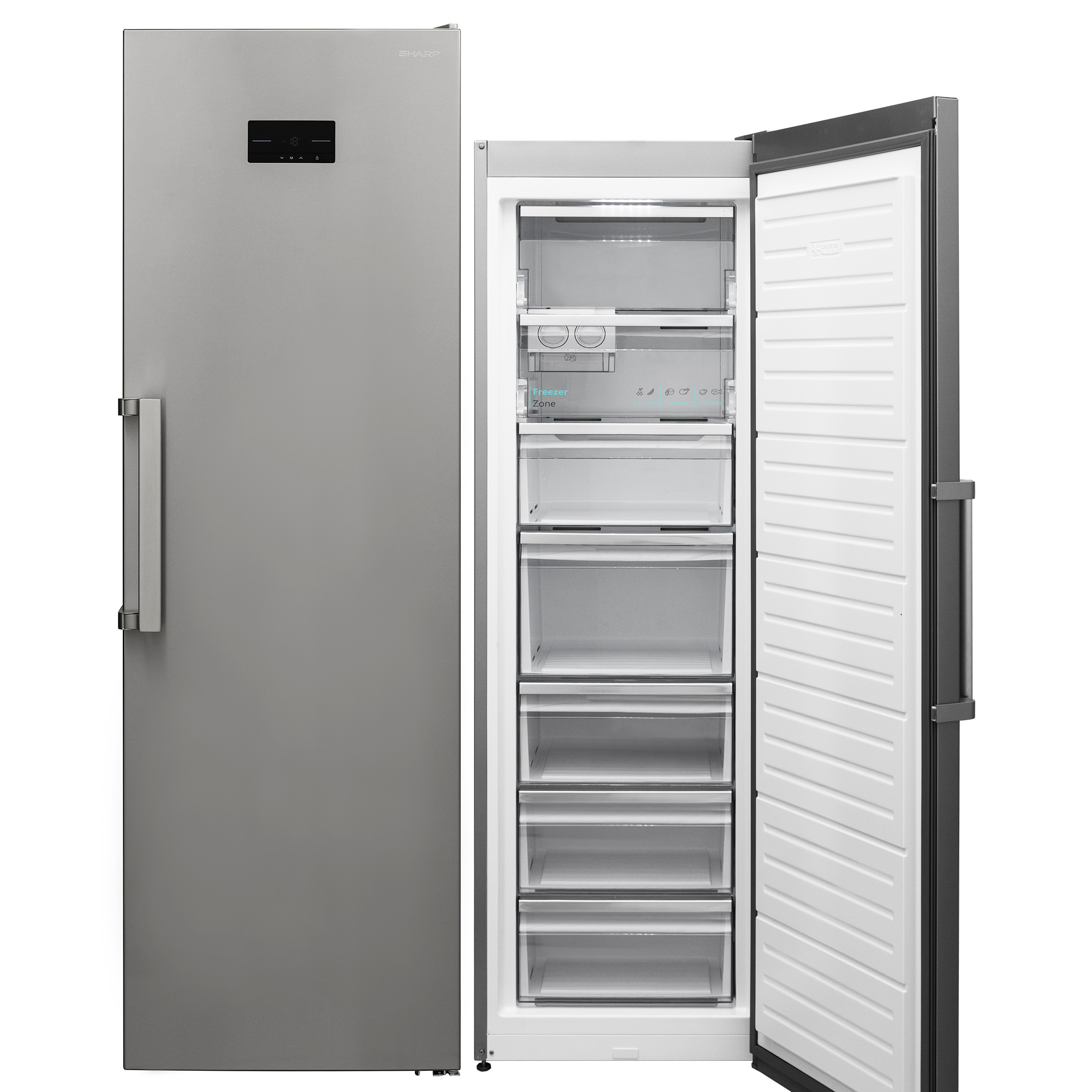 SHARP SJ-SC41CHXIE-EU Gefrierschrank mm 1860 (E, hoch)