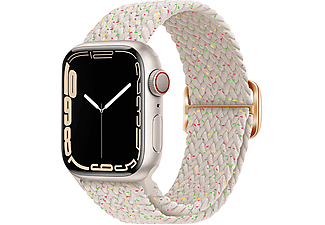 AVIZAR Activ Series, Ersatzarmband, Apple, Watch Ultra Modelle: 42 / 44 / 45 / 49 mm, Weiß meliert