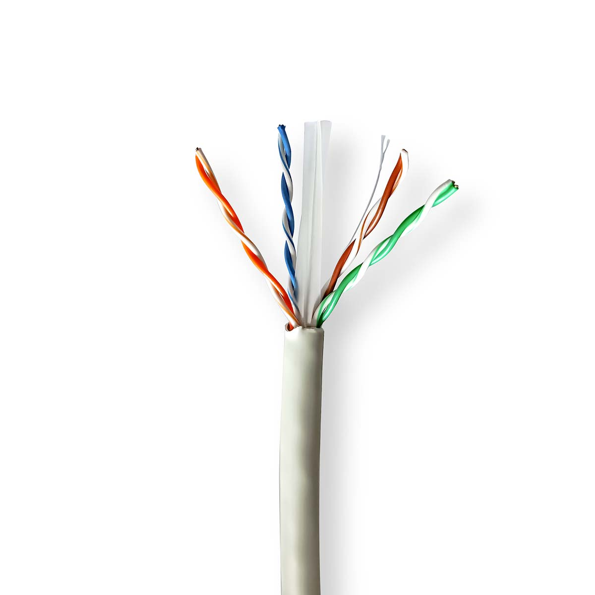 Netzwerk-Kabel Rollen, NEDIS CCBG8525GY100S, 100,0 m