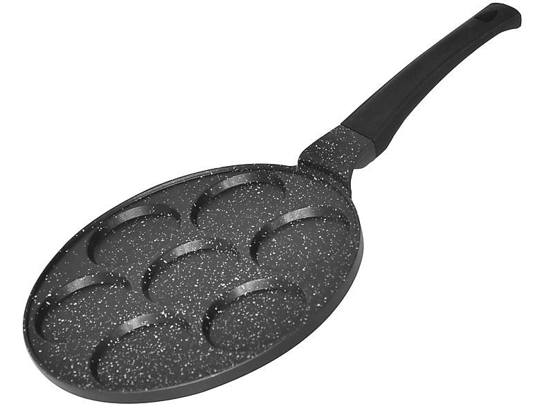cm) Pfanne Pfannkuchen Beschichtung, Pfanne CHEFFINGER Sonstige Beschichtung: Eierpfanne Pfankuchen (Aluminium, Ø26cm 26 Lochpfanne