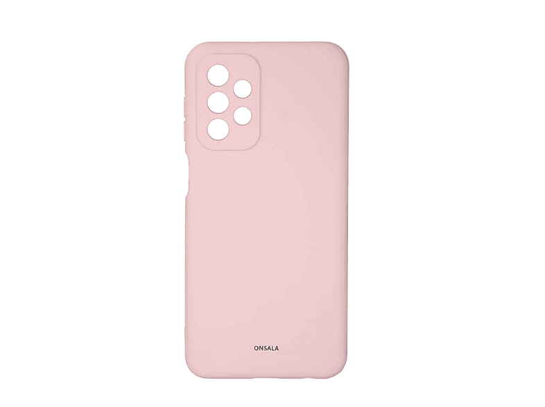 ONSALA Handyhülle Silikon Kreide Rosa Samsung Galaxy A23 5G Backcover Samsung Galaxy A23 5G