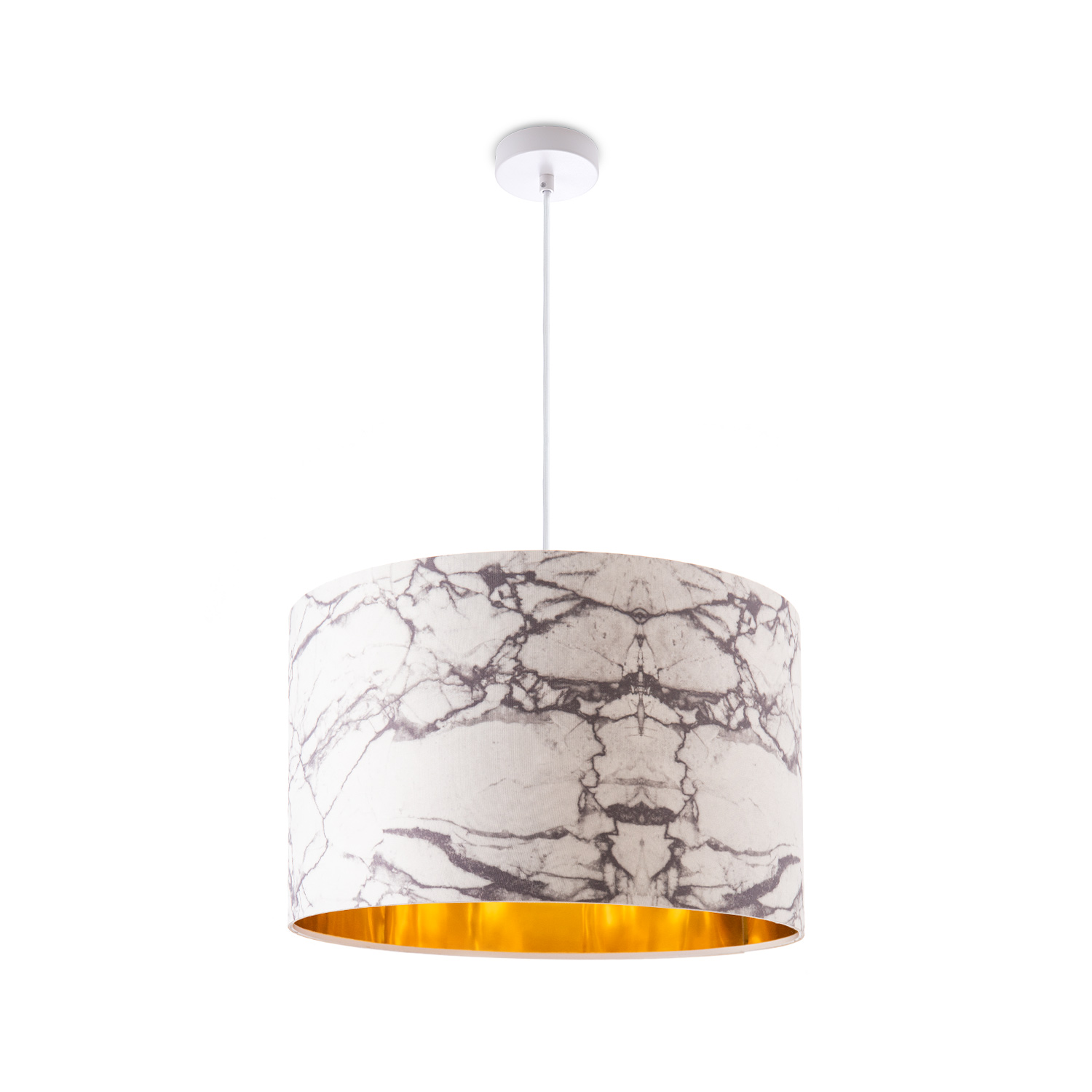 PACO HOME HUGO Marmor-Design Pendelleuchte