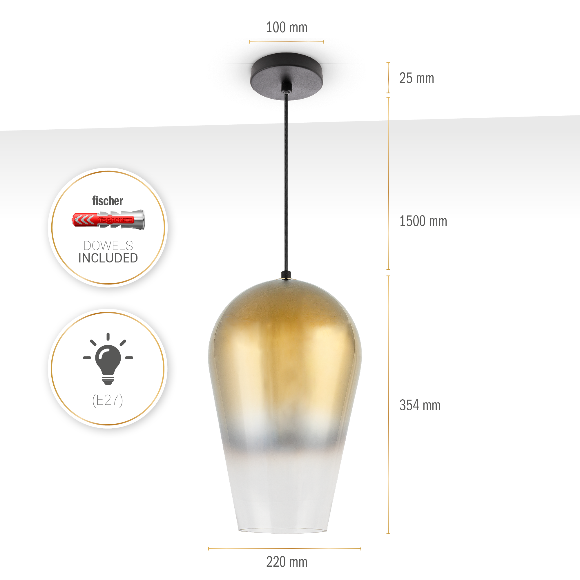 PACO HOME Dalia Pendelleuchte