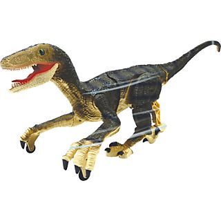 LEXIBOOK CROSSLANDER® RC Raptor Control Velociraptor Dinosaurier Lernroboter, Braun/Kaki/Schwarz