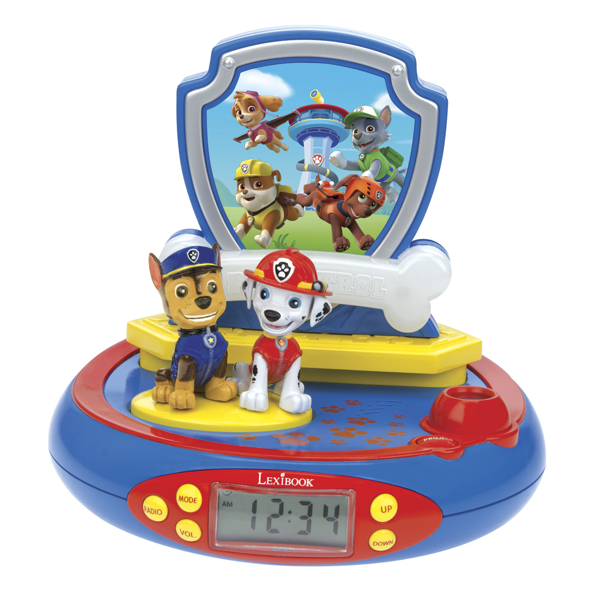 LEXIBOOK PAW Patrol Projektionswecker Projektionswecker, 3D Blau/Rot