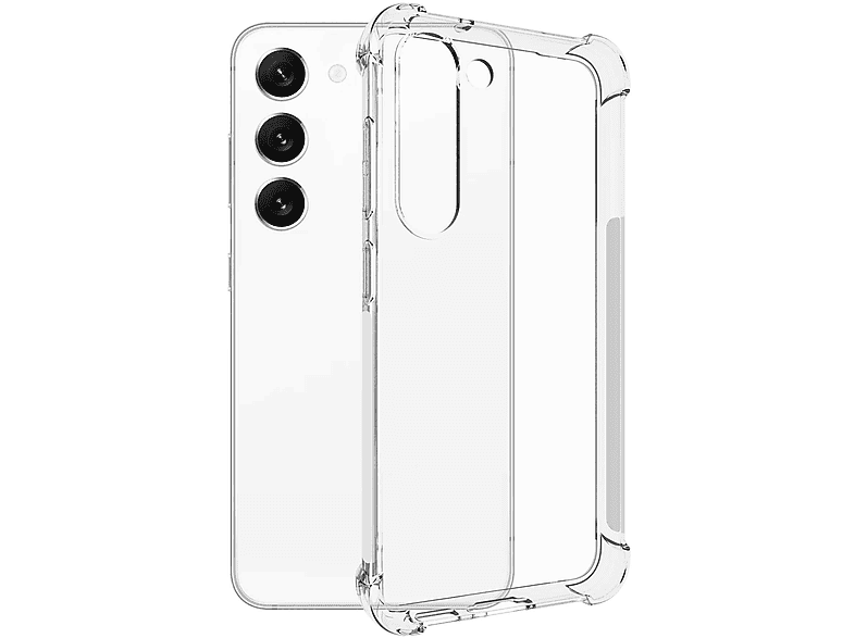S23 ENERGY Case, Armor Backcover, Clear Plus, MORE Transparent MTB Galaxy Samsung,