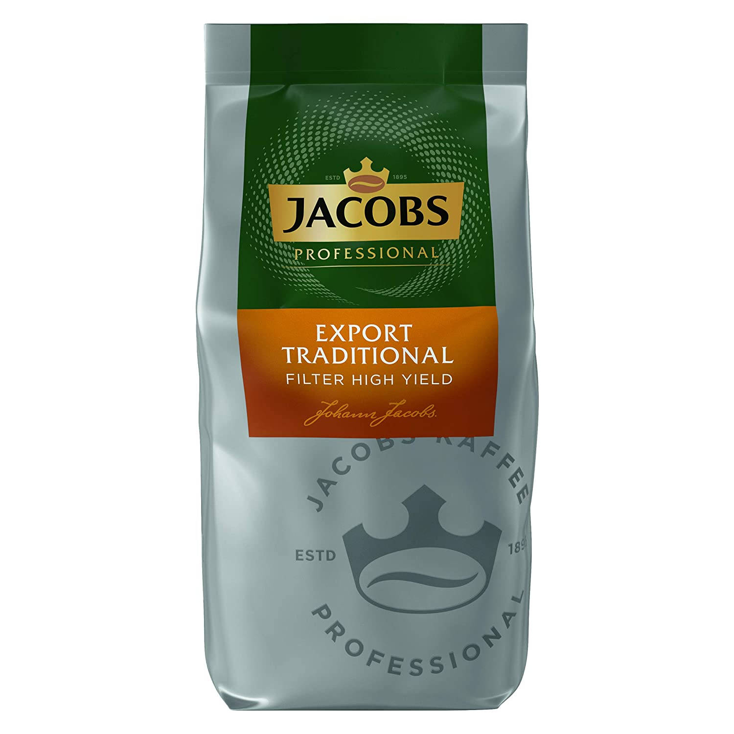High 2x800g JACOBS Yield French (Filtermaschinen, Traditional Export Professional Press) Filterkaffee