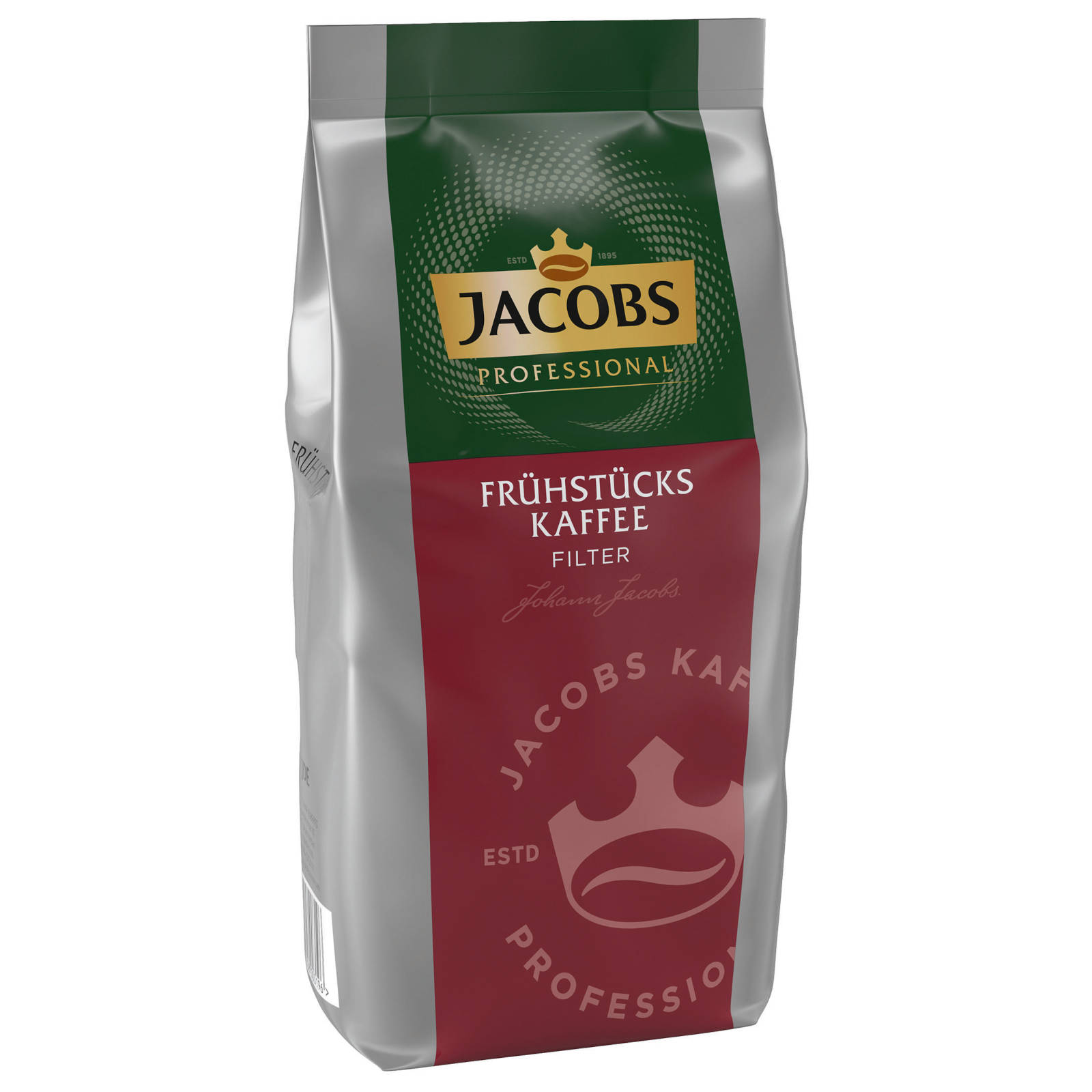 French kg Frühstückskaffee JACOBS 2x1 Filterkaffee (Filtermaschinen, Press) Professional