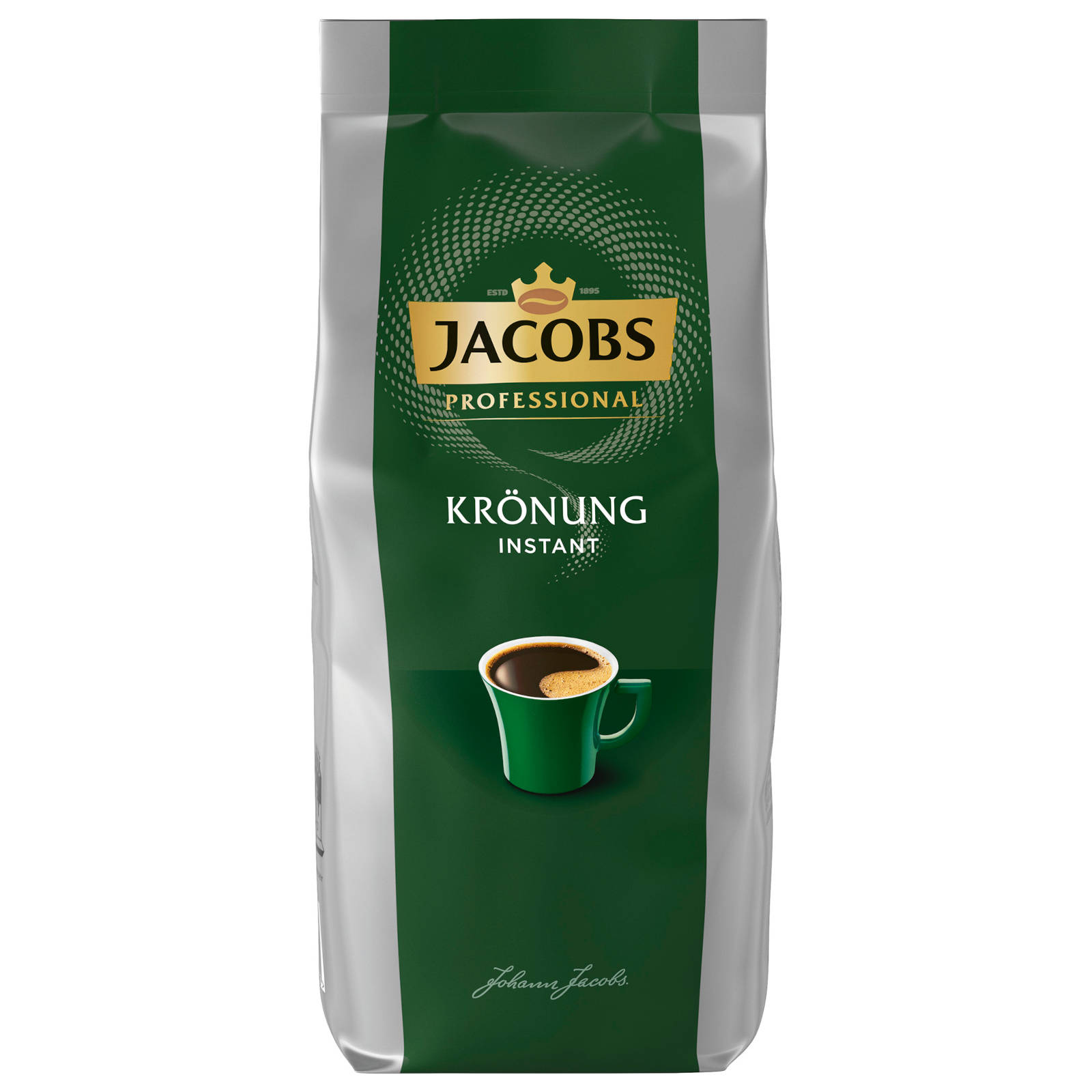 JACOBS Professional auflösen, Krönung heißem (In Heißgetränkeautomaten) g Instantkaffee 8x500 Wasser