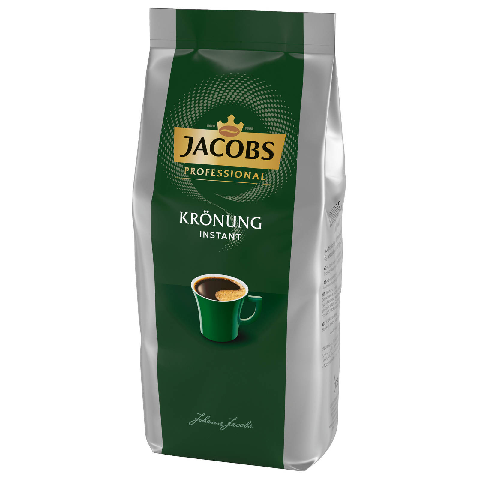 JACOBS Krönung (In Heißgetränkeautomaten) 8x500 Wasser Professional g Instantkaffee heißem auflösen,