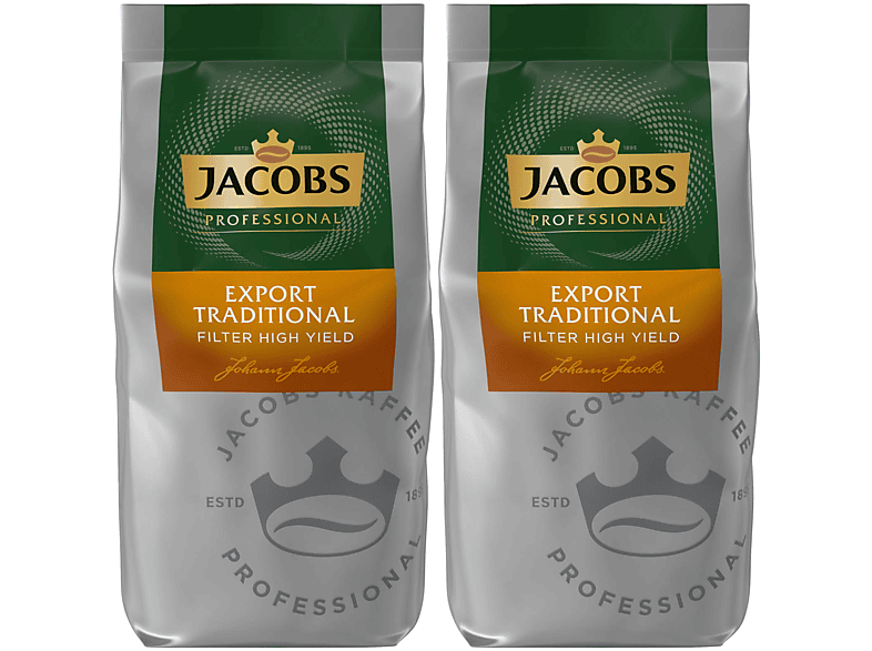 French JACOBS Professional Yield High Traditional 2x800g Press) Filterkaffee (Filtermaschinen, Export