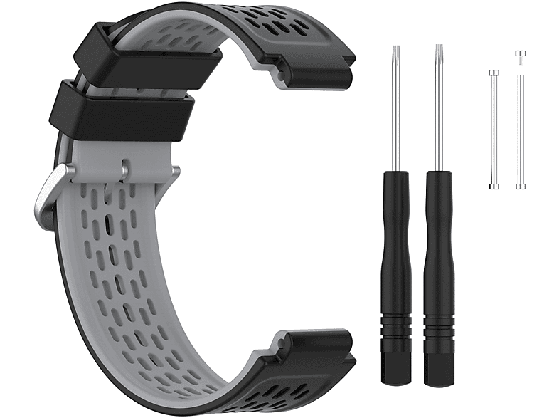 Cinturino orologio in silicone per Garmin Forerunner 165, 165 Music