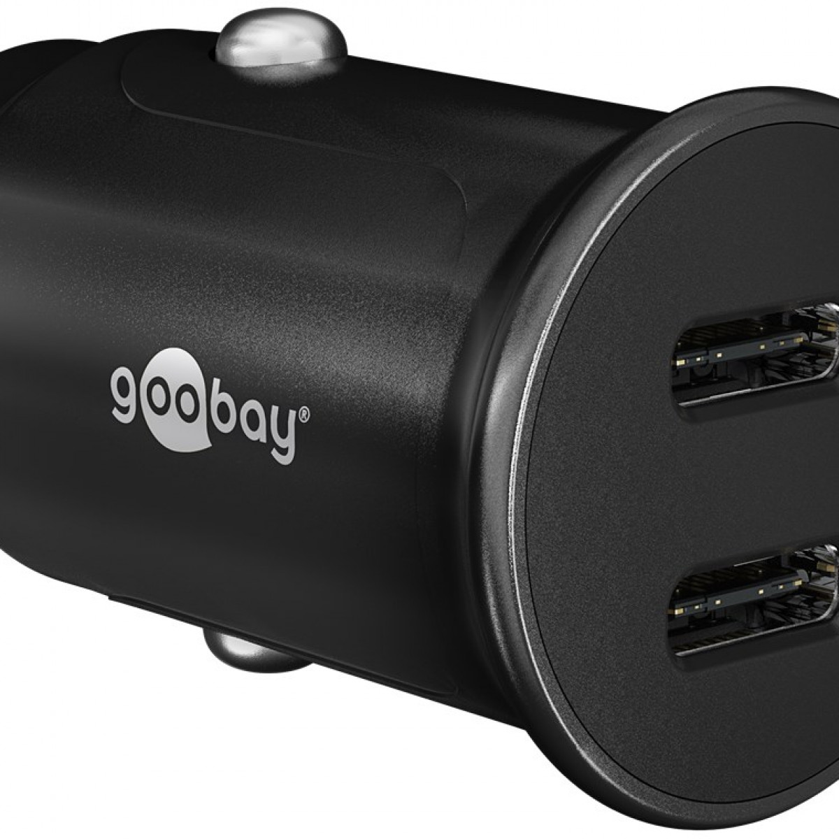 Ladegerät Delivery) GOOBAY W) (Power Dual-USB-C™ (30 PD Auto-Schnellladegerät Schwarz Universal-,
