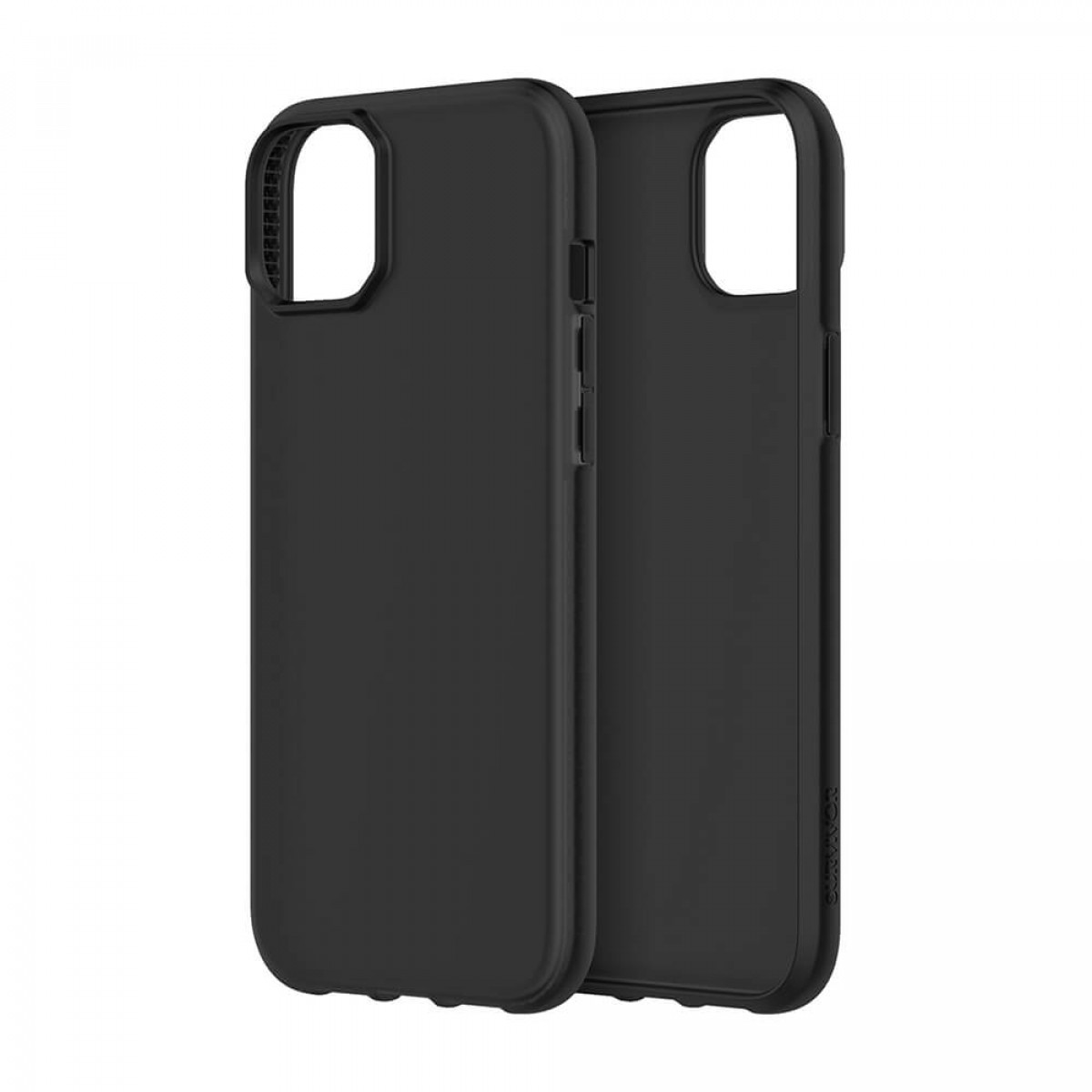 SURVIVOR Plus, 260088, iPhone Schwarz 14 Backcover, Apple,