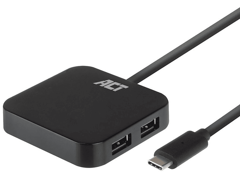 ACT AC6410 SuperSpeed, USB Hub, Schwarz